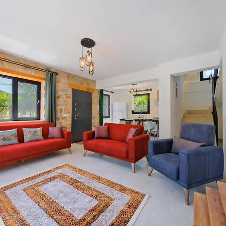 Villa Kızılbella 2, Lüks Havuzlu Korunaklı Taş Fethiye