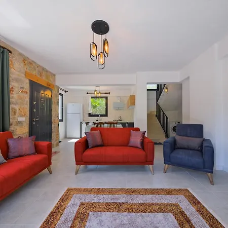 Kızılbella 2, Lüks Havuzlu Korunaklı Taş * Fethiye